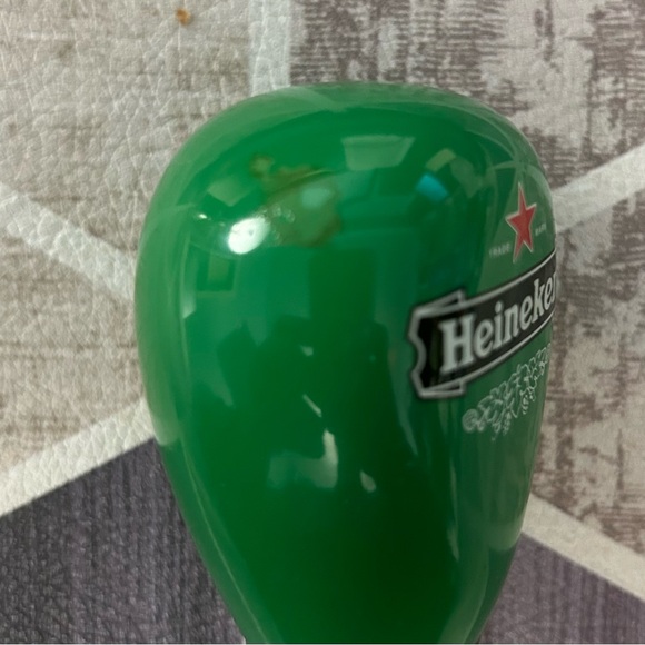 Vintage Green Heineken Keg Draught Tap Short Handle Red Star - Picture 5 of 6